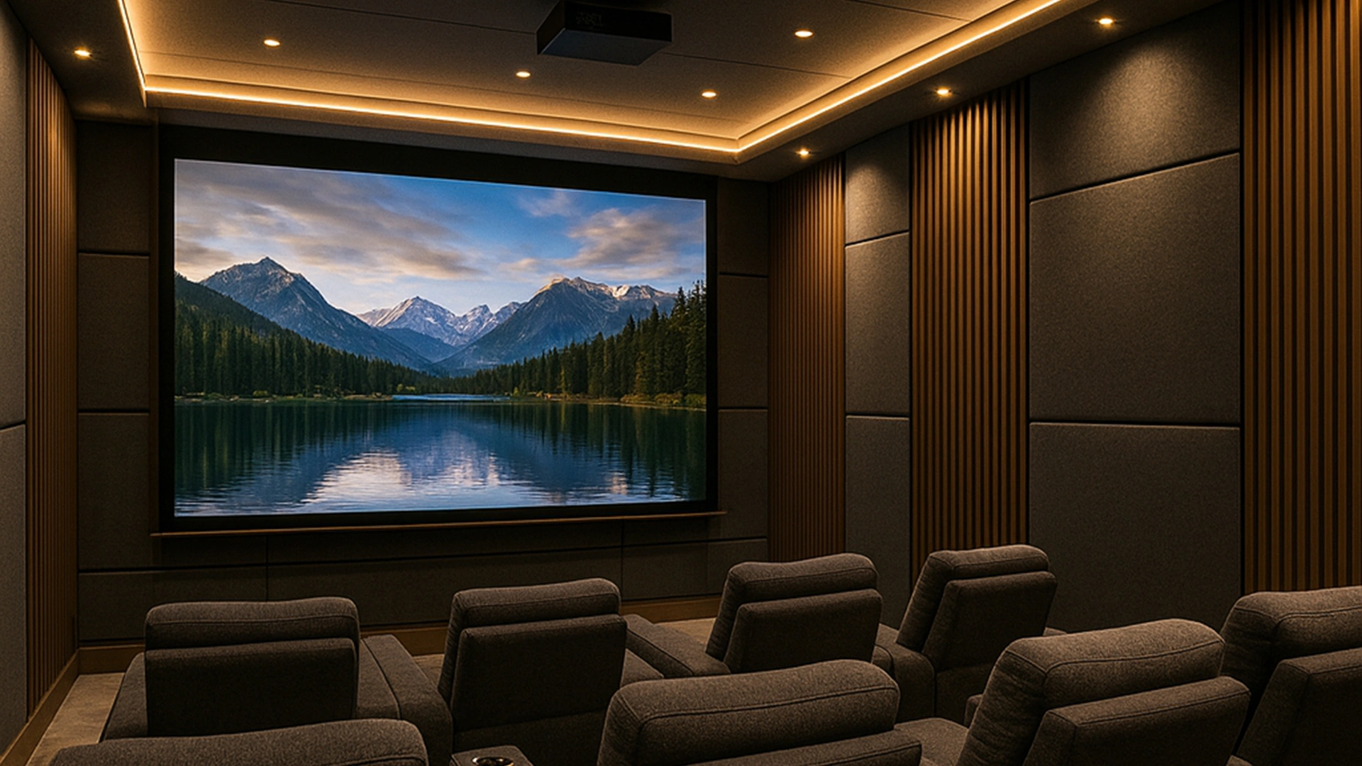 Luxury Los Angeles home theater, automation and camera systems by AV-Masters